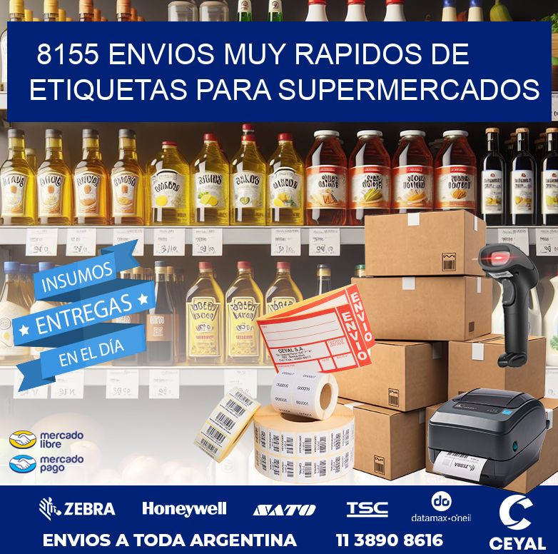 8155 ENVIOS MUY RAPIDOS DE ETIQUETAS PARA SUPERMERCADOS