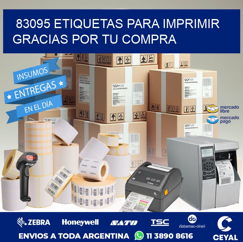 83095 ETIQUETAS PARA IMPRIMIR GRACIAS POR TU COMPRA