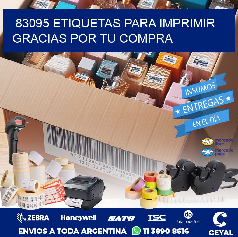 83095 ETIQUETAS PARA IMPRIMIR GRACIAS POR TU COMPRA