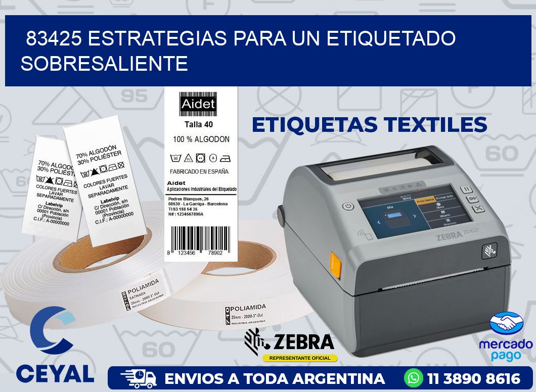 83425 ESTRATEGIAS PARA UN ETIQUETADO SOBRESALIENTE