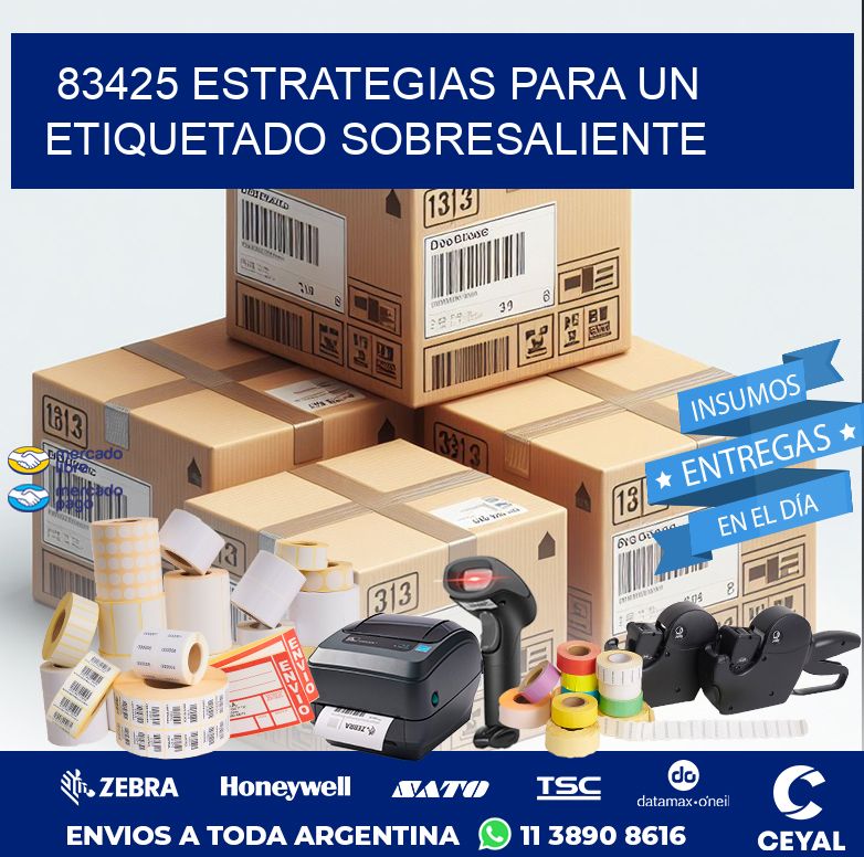 83425 ESTRATEGIAS PARA UN ETIQUETADO SOBRESALIENTE