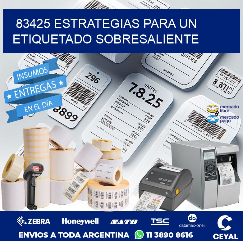 83425 ESTRATEGIAS PARA UN ETIQUETADO SOBRESALIENTE