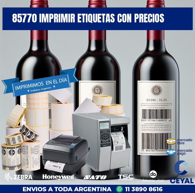 85770 IMPRIMIR ETIQUETAS CON PRECIOS