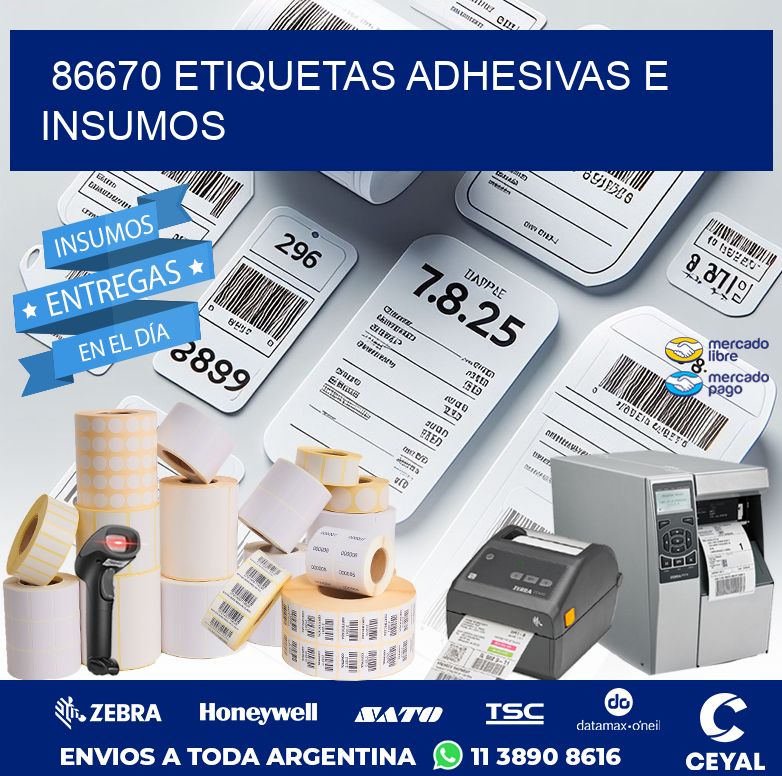 86670 ETIQUETAS ADHESIVAS E INSUMOS