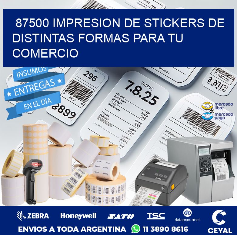 87500 IMPRESION DE STICKERS DE DISTINTAS FORMAS PARA TU COMERCIO