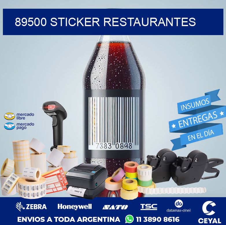 89500 STICKER RESTAURANTES