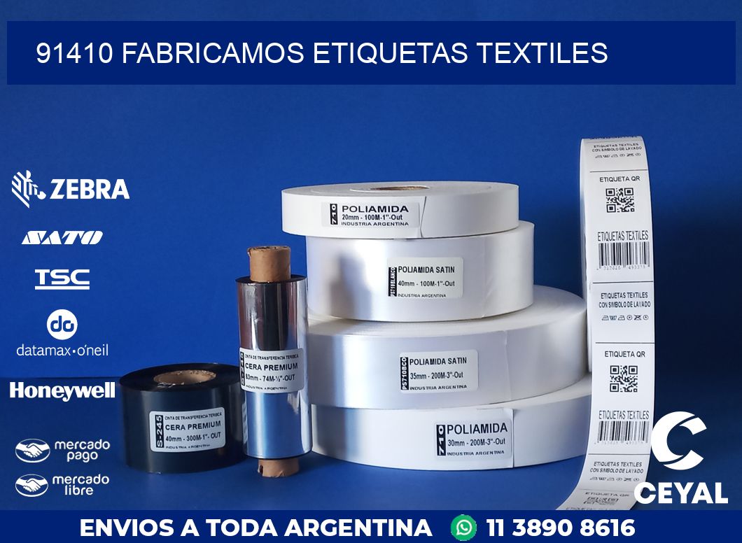 91410 FABRICAMOS ETIQUETAS TEXTILES