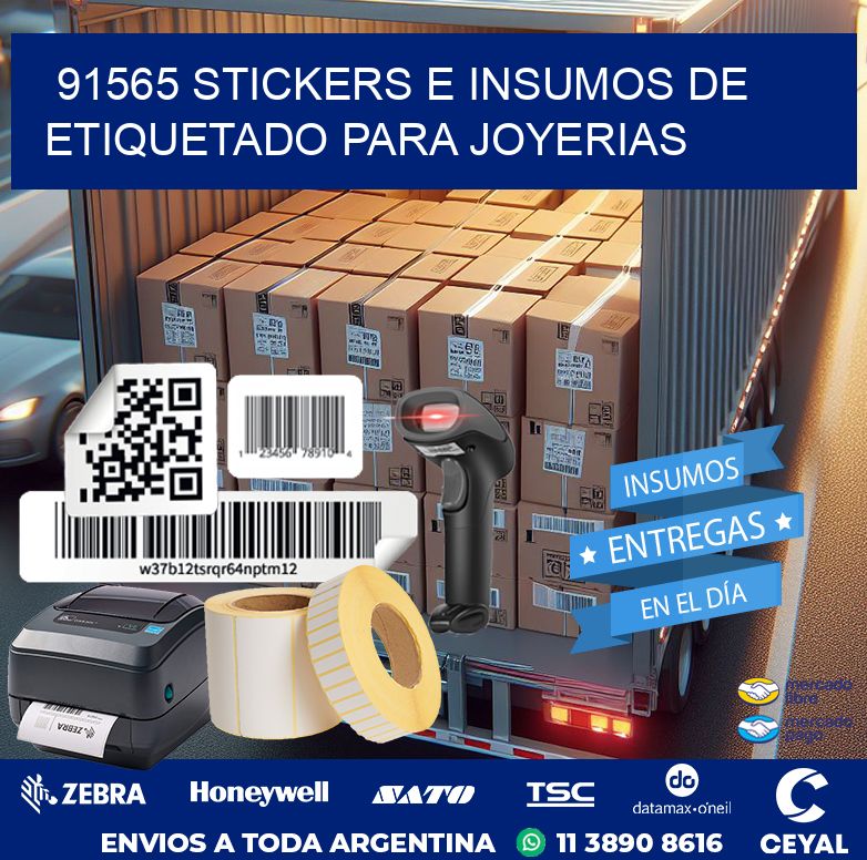 91565 STICKERS E INSUMOS DE ETIQUETADO PARA JOYERIAS