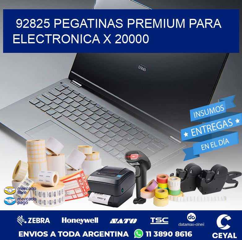 92825 PEGATINAS PREMIUM PARA ELECTRONICA X 20000