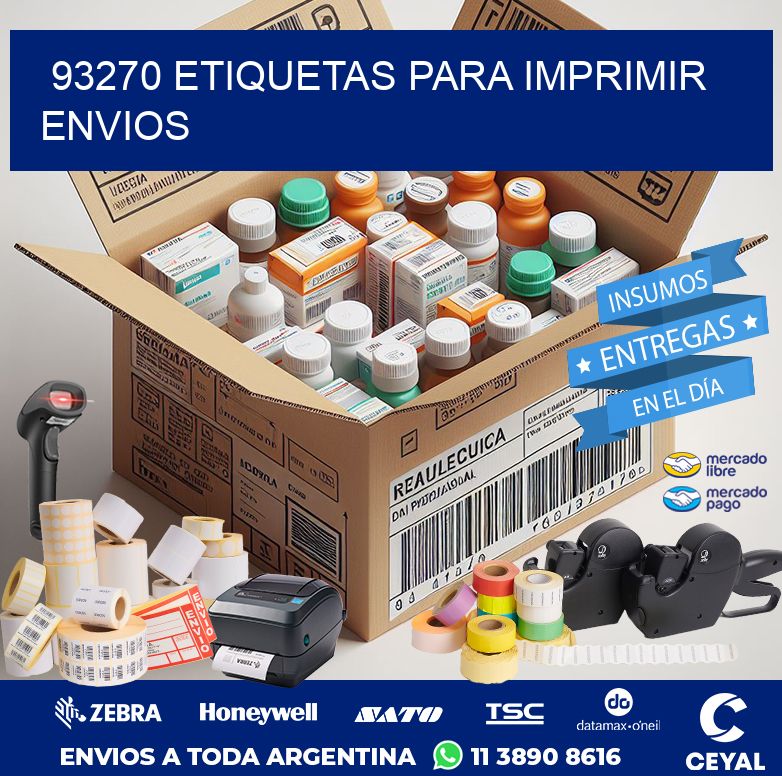 93270 ETIQUETAS PARA IMPRIMIR ENVIOS