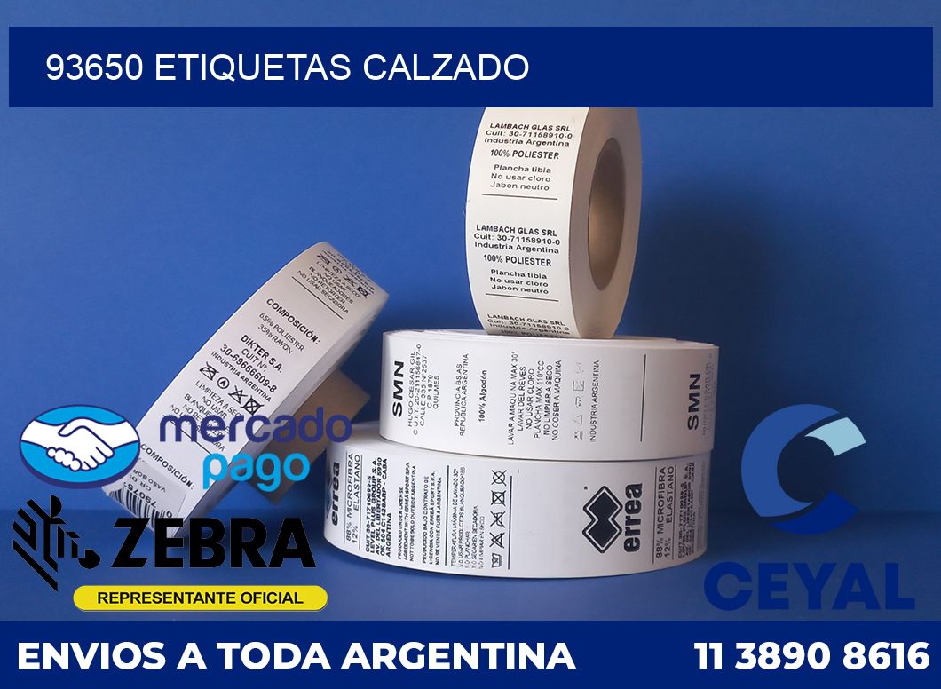 93650 ETIQUETAS CALZADO