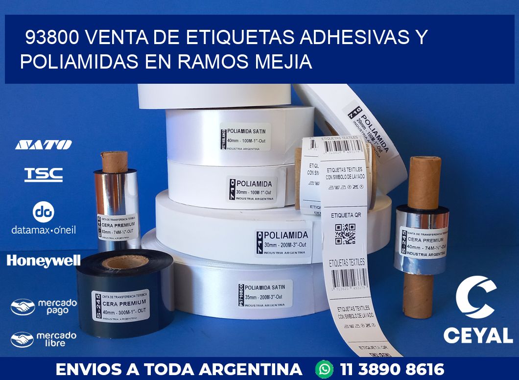 93800 VENTA DE ETIQUETAS ADHESIVAS Y POLIAMIDAS EN RAMOS MEJIA