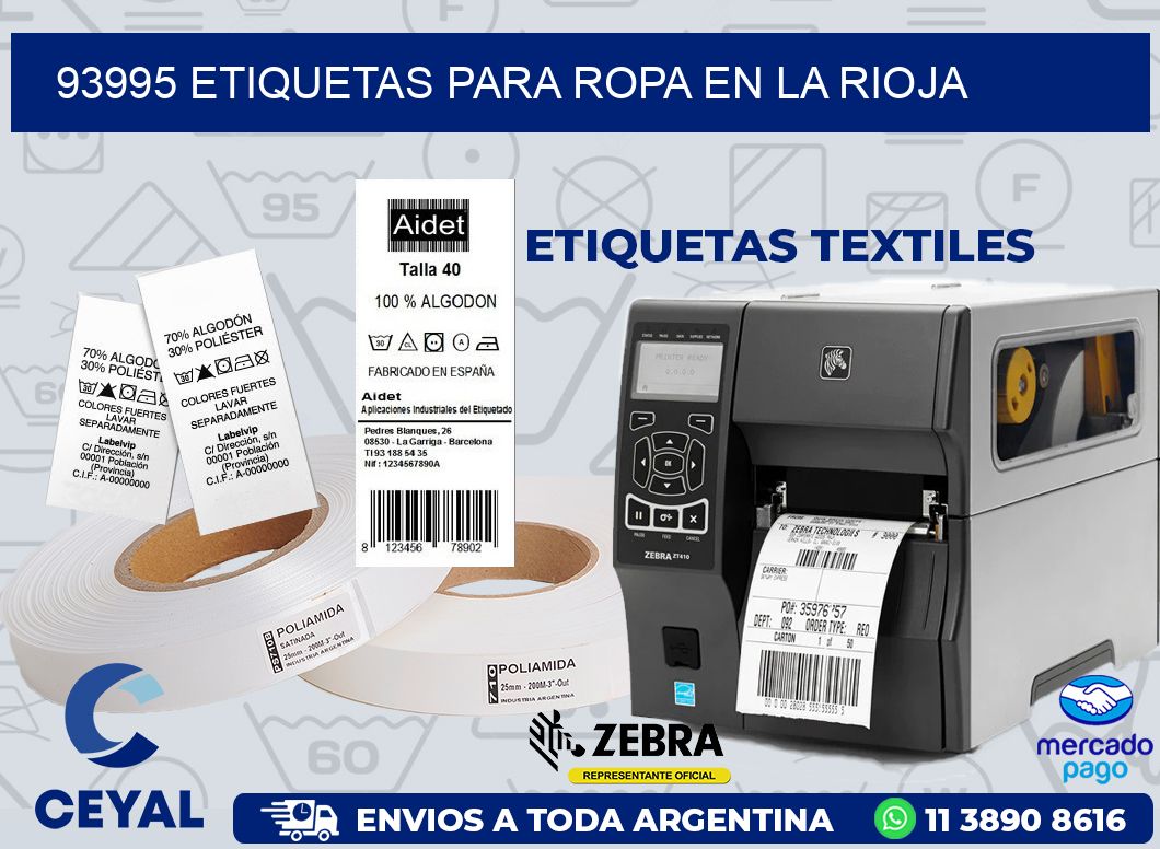 93995 ETIQUETAS PARA ROPA EN LA RIOJA