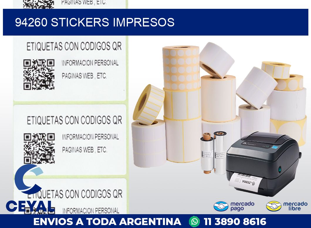 94260 STICKERS IMPRESOS