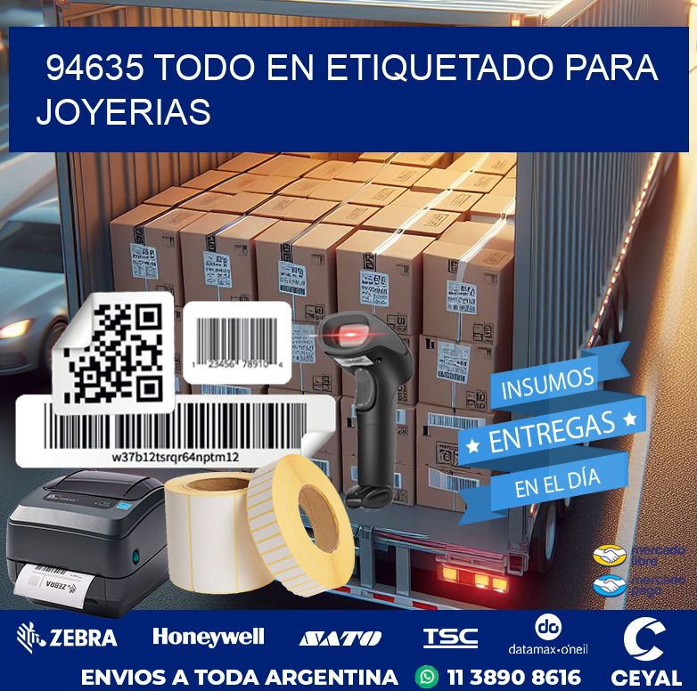 94635 TODO EN ETIQUETADO PARA JOYERIAS