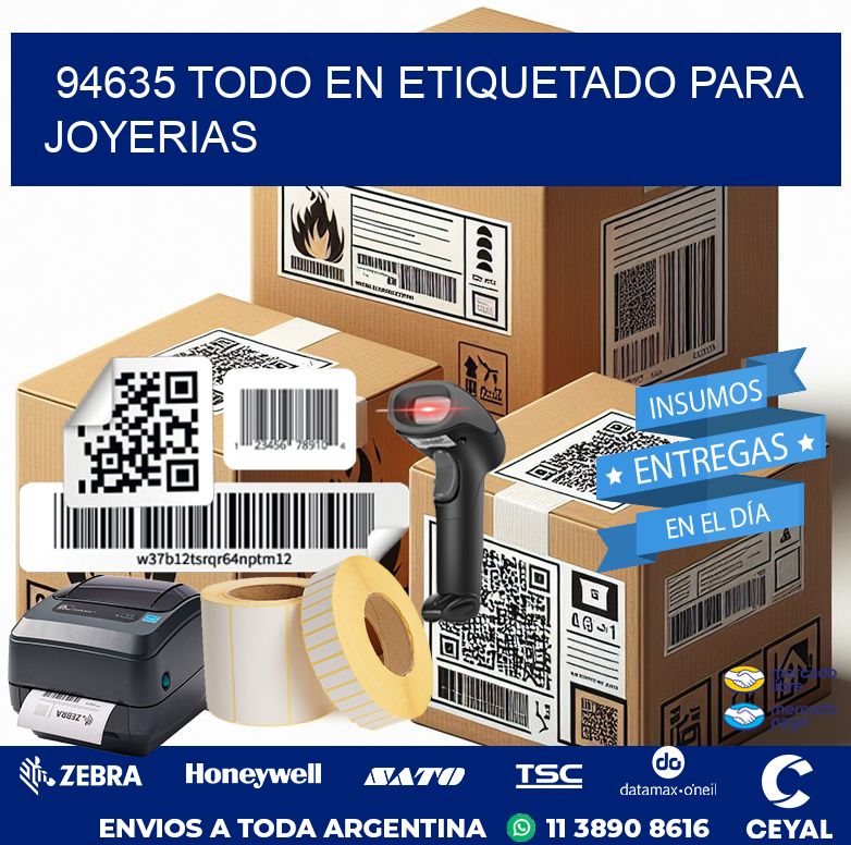 94635 TODO EN ETIQUETADO PARA JOYERIAS