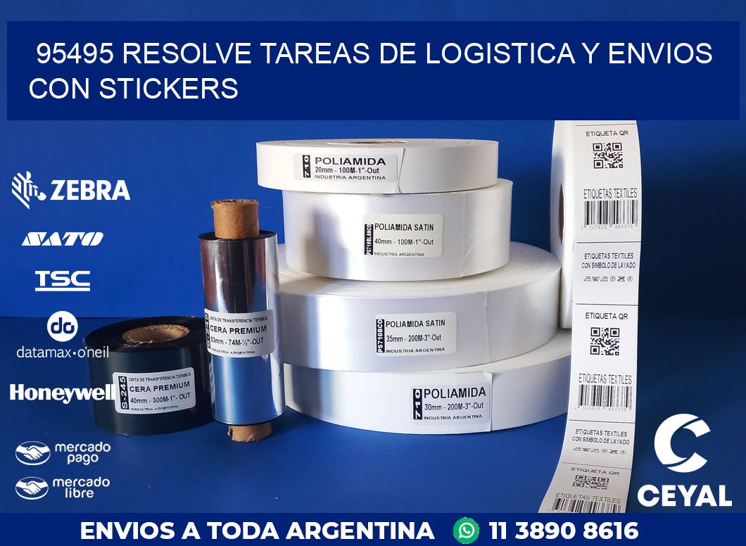 95495 RESOLVE TAREAS DE LOGISTICA Y ENVIOS CON STICKERS
