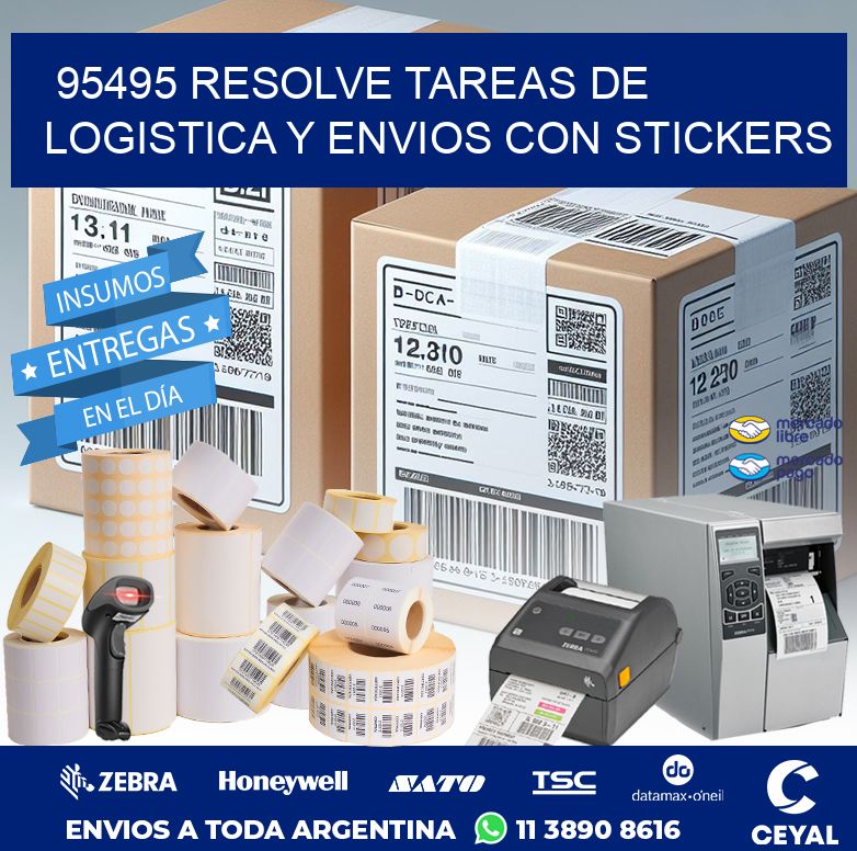 95495 RESOLVE TAREAS DE LOGISTICA Y ENVIOS CON STICKERS