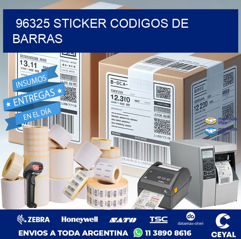 96325 STICKER CODIGOS DE BARRAS