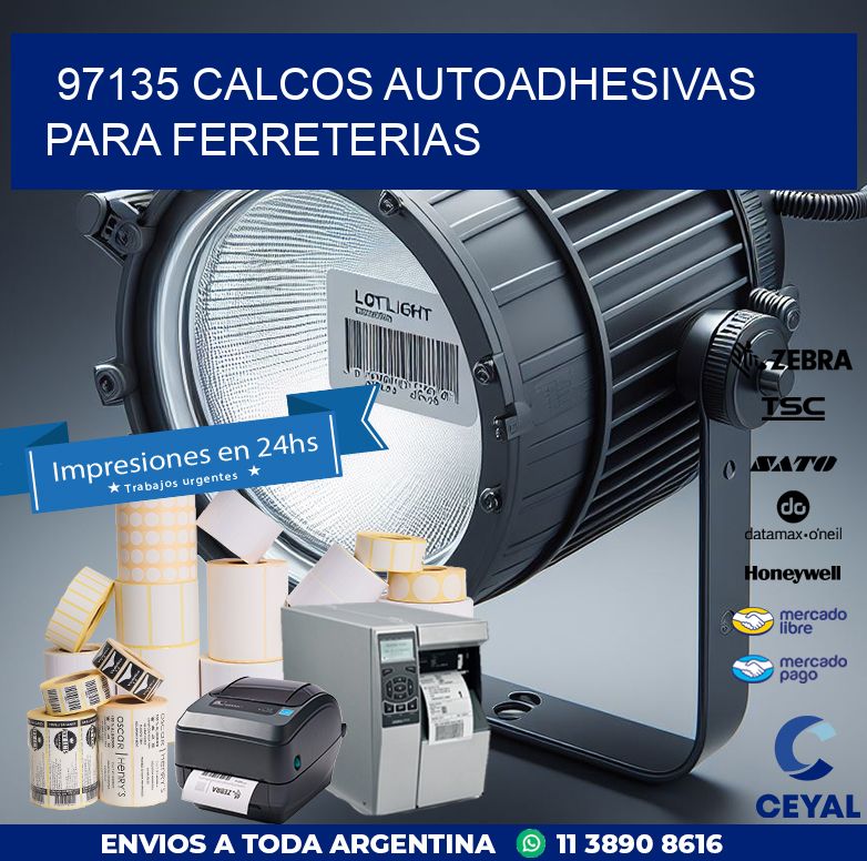 97135 CALCOS AUTOADHESIVAS PARA FERRETERIAS