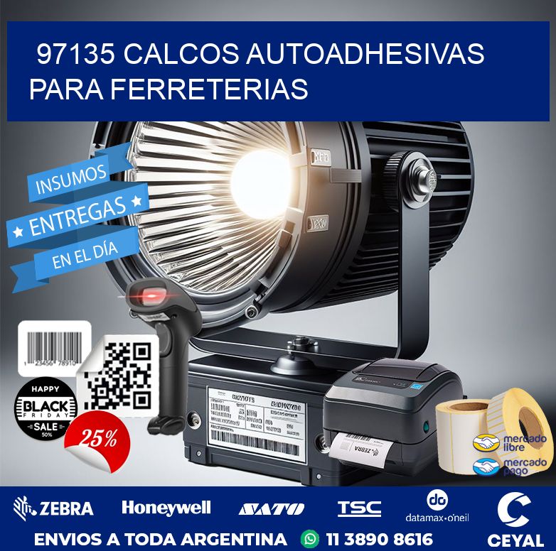 97135 CALCOS AUTOADHESIVAS PARA FERRETERIAS