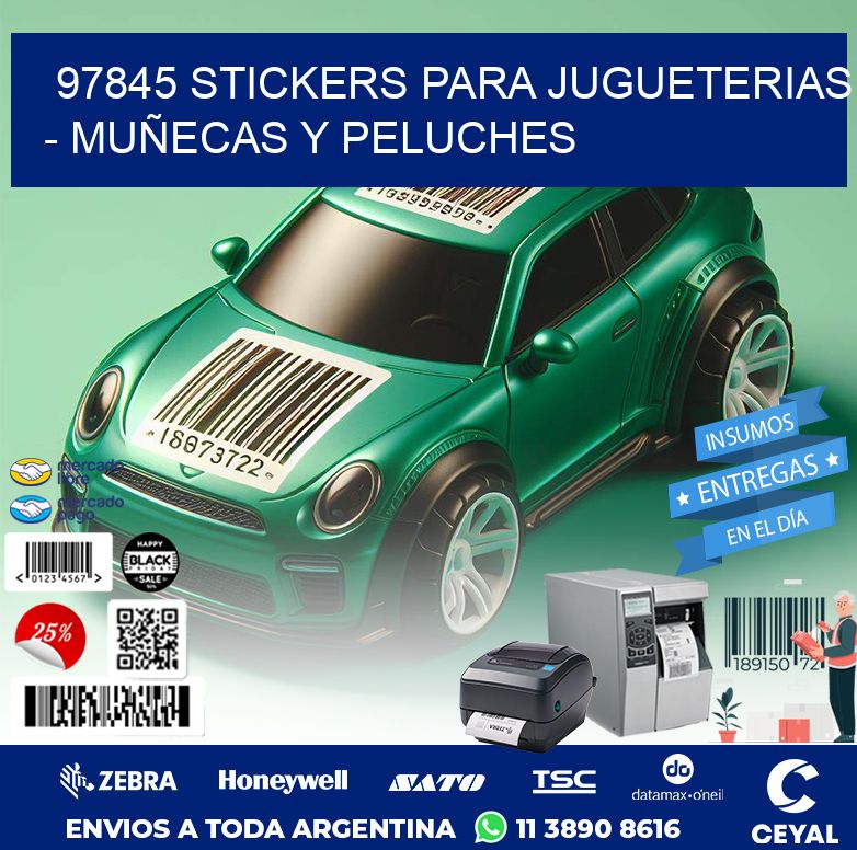 97845 STICKERS PARA JUGUETERIAS – MUÑECAS Y PELUCHES