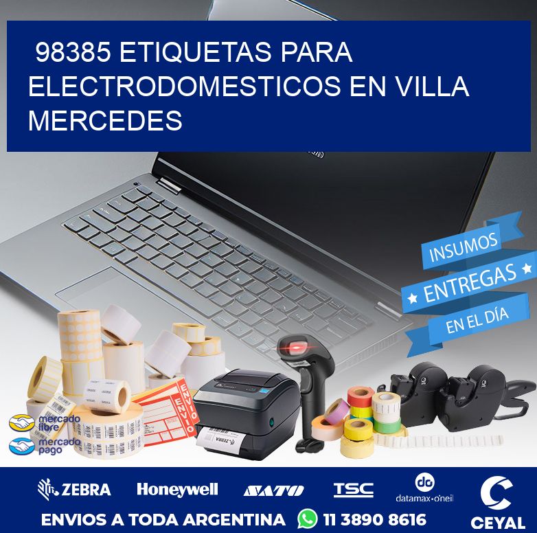 98385 ETIQUETAS PARA ELECTRODOMESTICOS EN VILLA MERCEDES