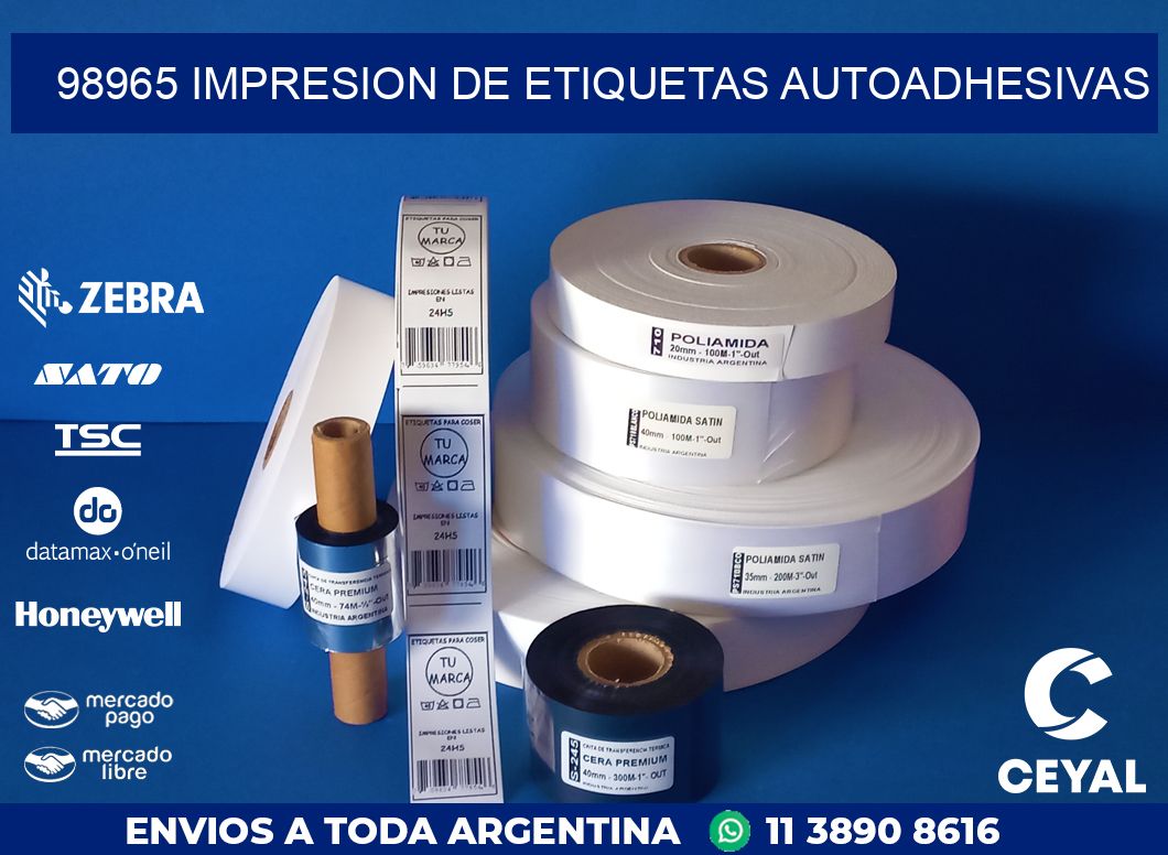 98965 IMPRESION DE ETIQUETAS AUTOADHESIVAS