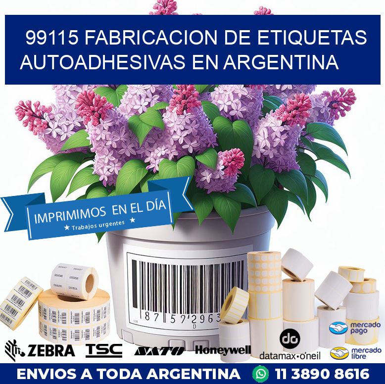99115 FABRICACION DE ETIQUETAS AUTOADHESIVAS EN ARGENTINA