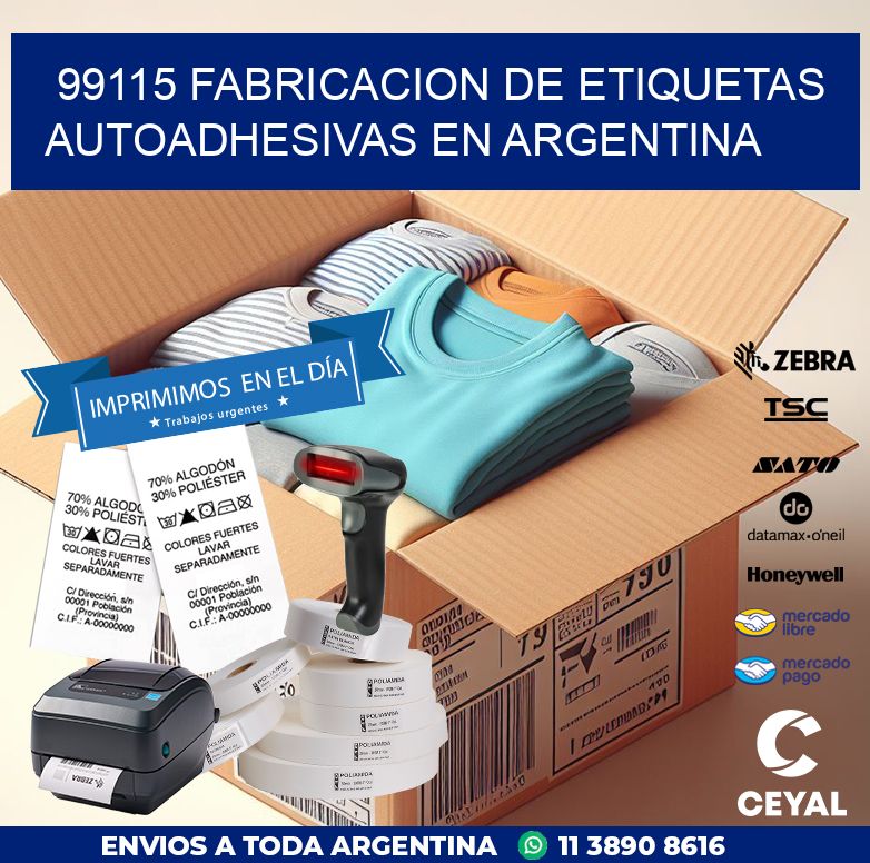 99115 FABRICACION DE ETIQUETAS AUTOADHESIVAS EN ARGENTINA