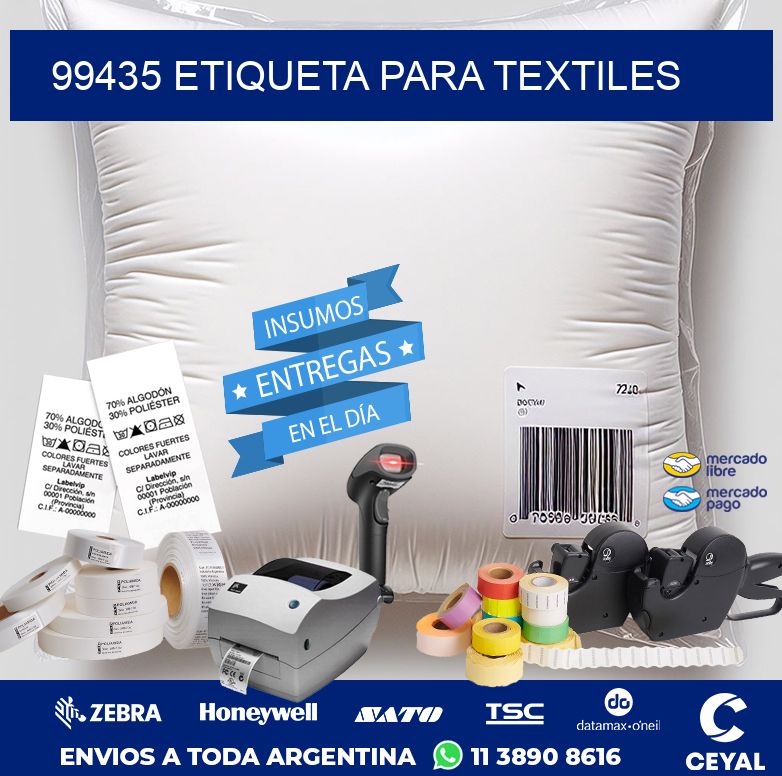 99435 ETIQUETA PARA TEXTILES