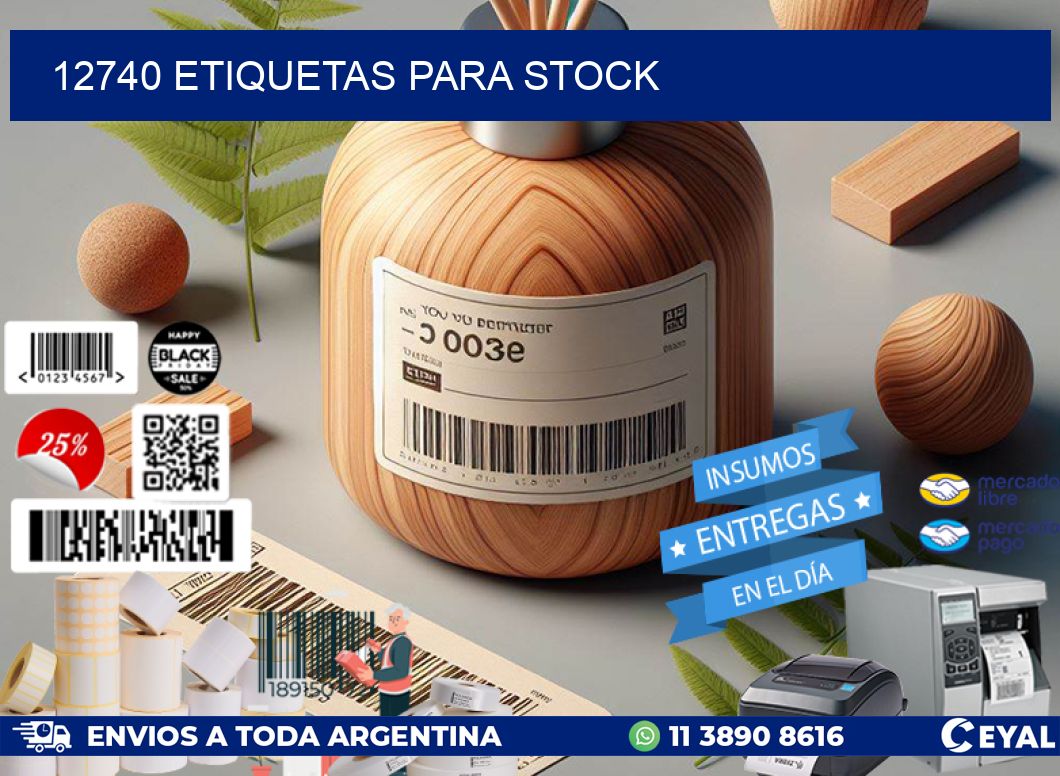 12740 ETIQUETAS PARA STOCK