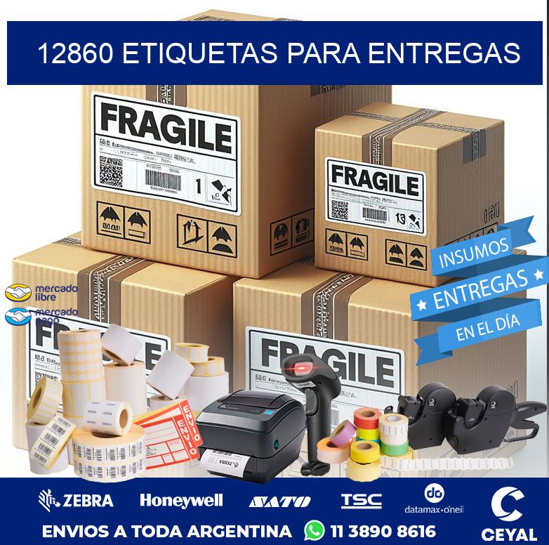 12860 ETIQUETAS PARA ENTREGAS