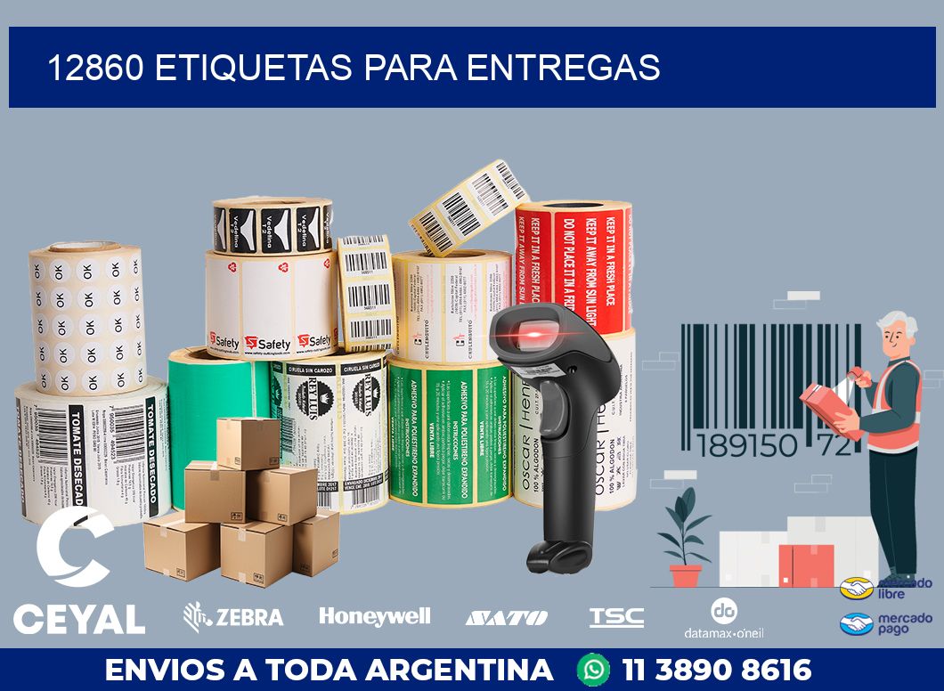 12860 ETIQUETAS PARA ENTREGAS