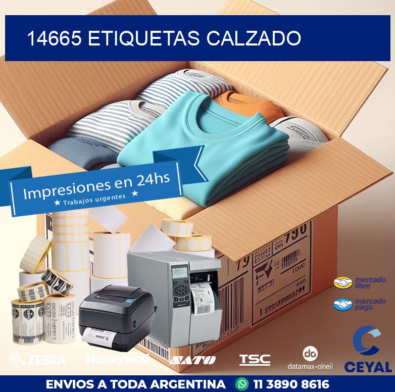 14665 ETIQUETAS CALZADO