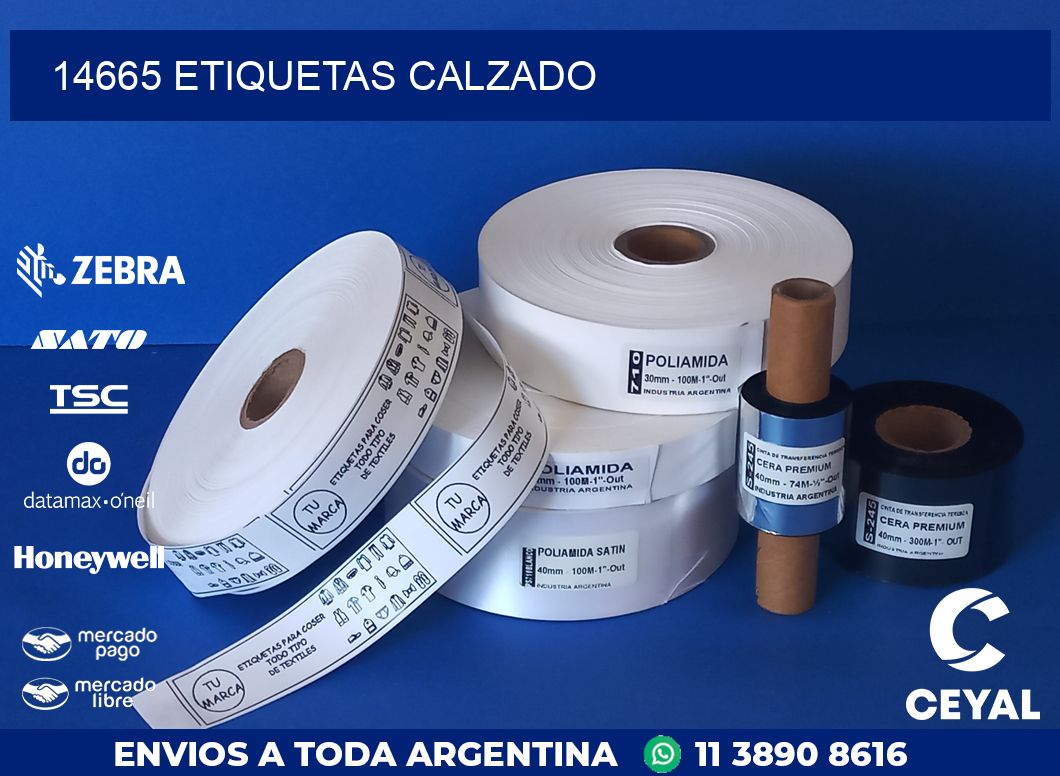 14665 ETIQUETAS CALZADO