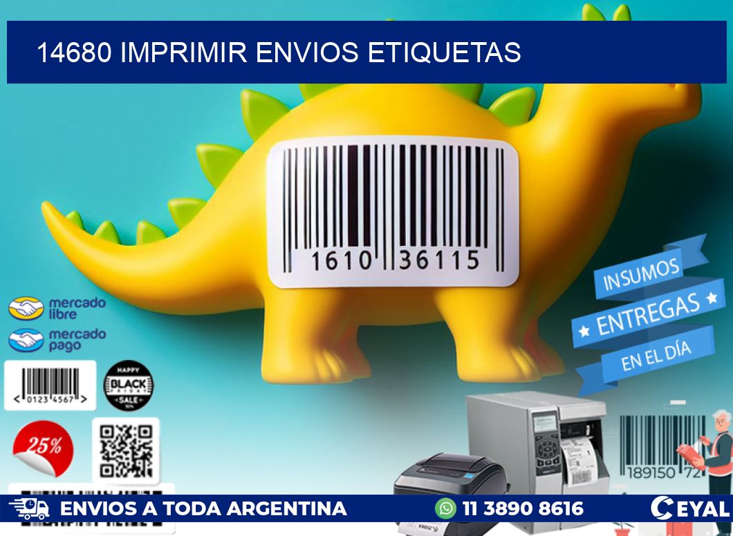 14680 imprimir envios etiquetas