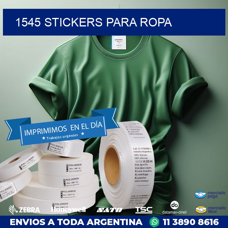 1545 STICKERS PARA ROPA