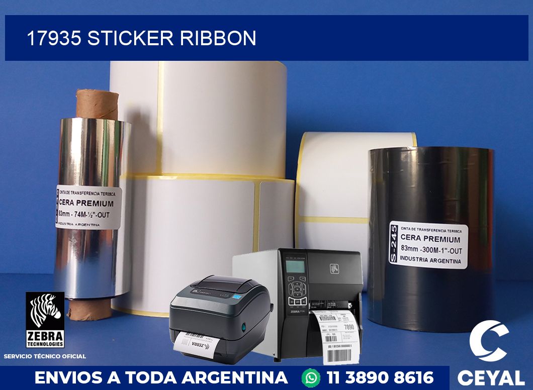 17935 sticker ribbon