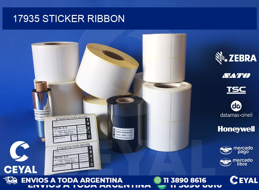 17935 sticker ribbon