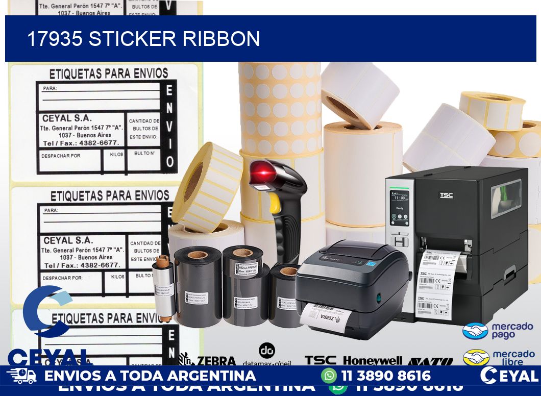 17935 sticker ribbon