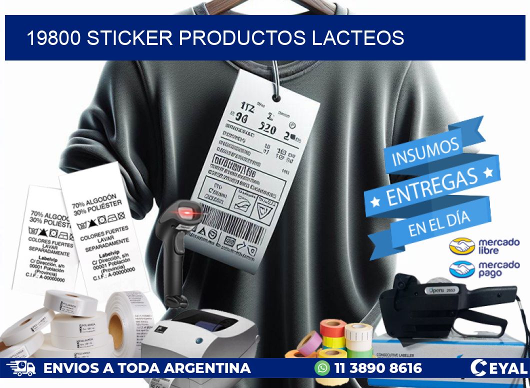 19800 STICKER PRODUCTOS LACTEOS