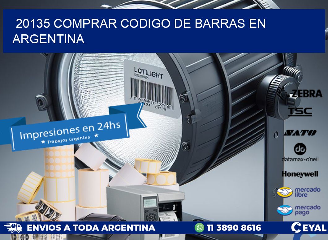 20135 Comprar Codigo de Barras en Argentina