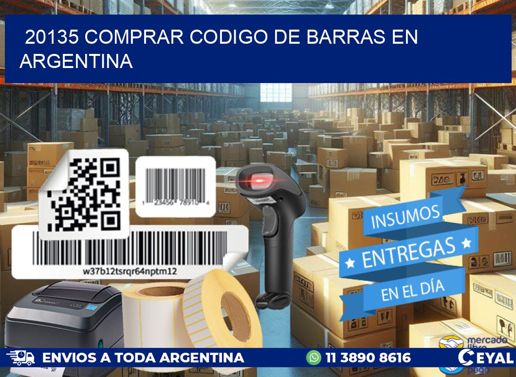 20135 Comprar Codigo de Barras en Argentina