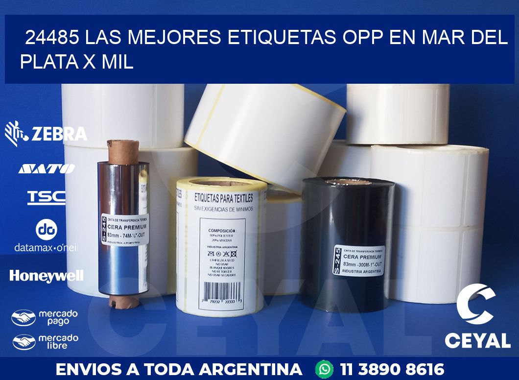24485 LAS MEJORES ETIQUETAS OPP EN MAR DEL PLATA X MIL