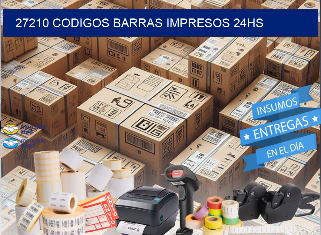 27210 codigos barras impresos 24hs