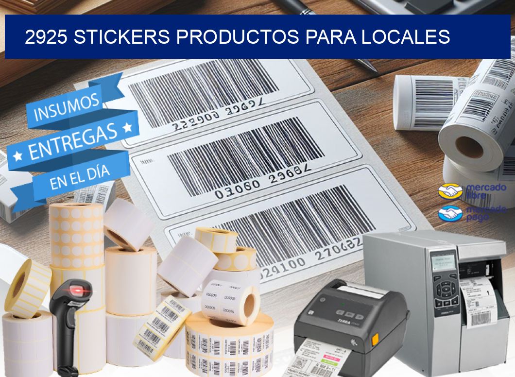 2925 STICKERS PRODUCTOS PARA LOCALES