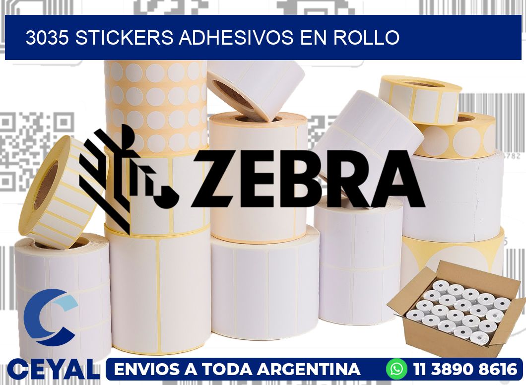 3035 STICKERS ADHESIVOS EN ROLLO