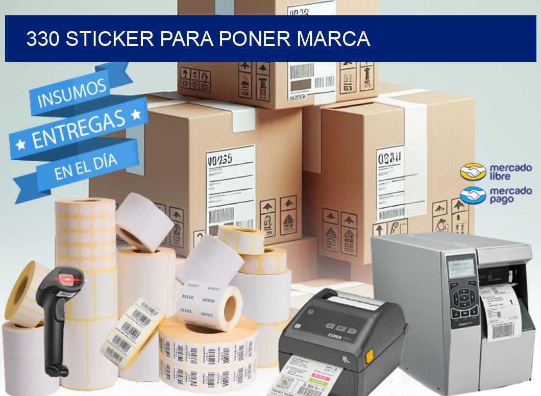 330 STICKER PARA PONER MARCA