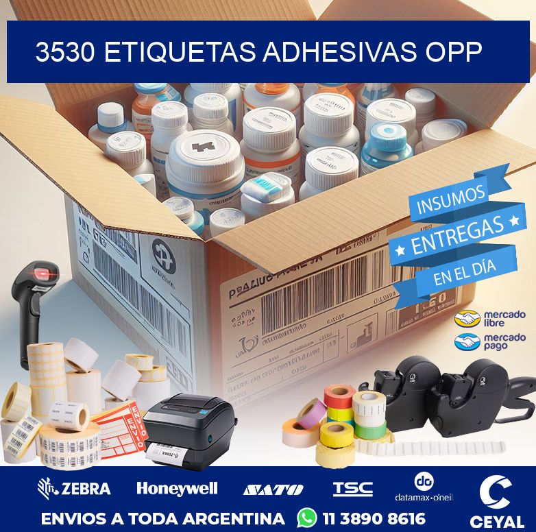3530 ETIQUETAS ADHESIVAS OPP